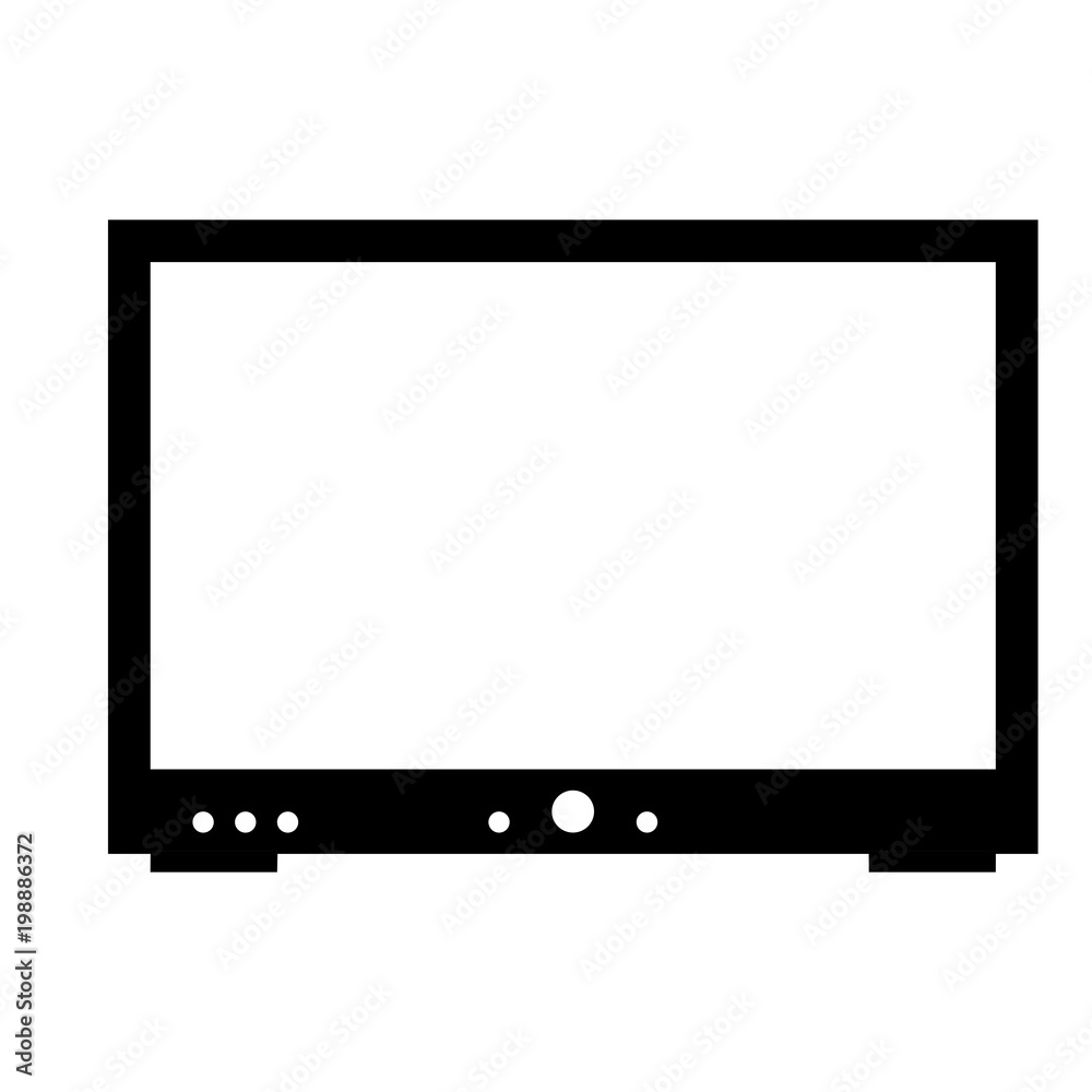 TV vector icon, Vector EPS 10 illustration style TV vector icon, Vector EPS 10 illustration style