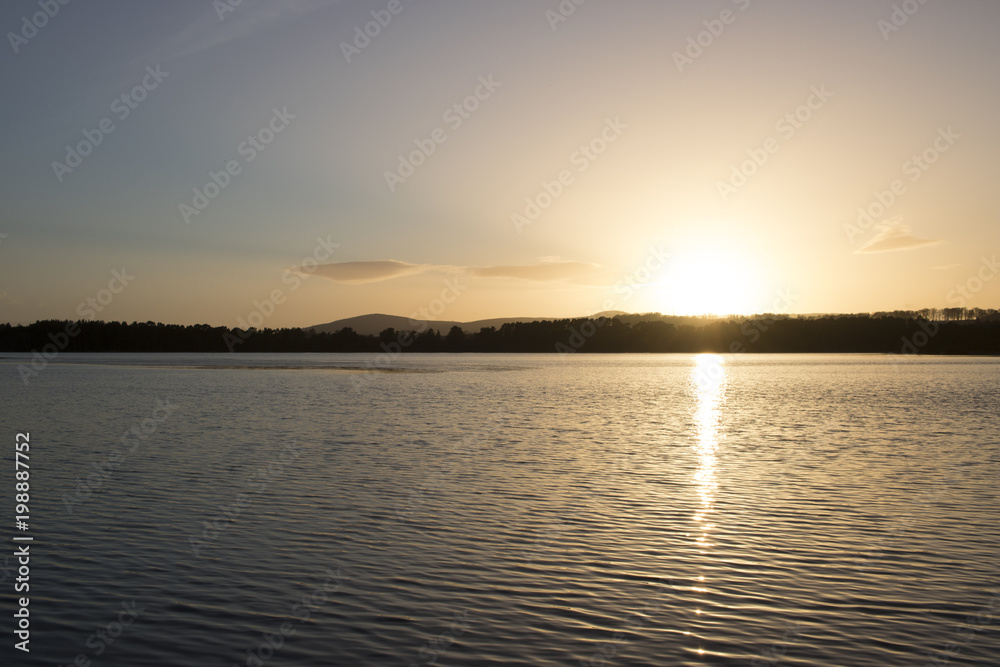 Sunset on the Loch of Skene