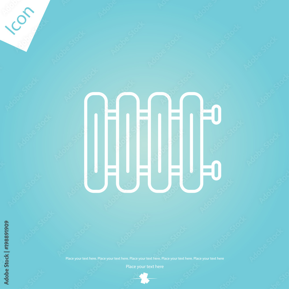 radiator vector icon radiator vector icon