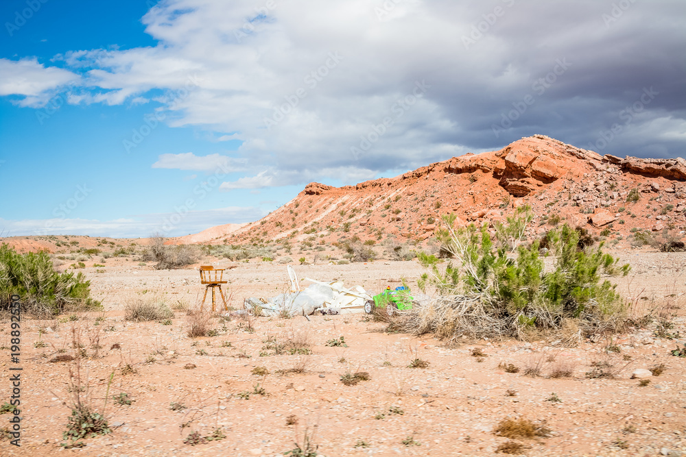 Rocky Desert Landscape Trails of Nevada
