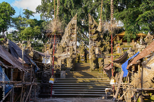 Pura Dalem Bentuyung Temple, Ubud, Bali island, Indonesia photo