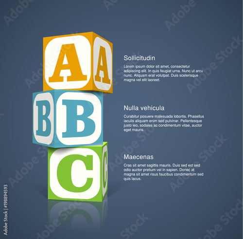 Alphabet cubes