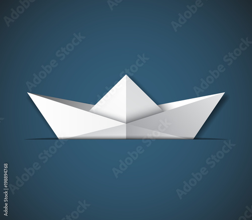 Origami ship
