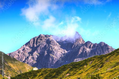Rocky mountain scenery, Valsabbia, Italy