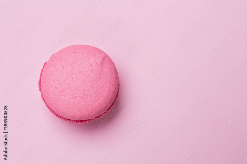 pink makroon on a pink background, stylish image, concept pink makroon on a pink background, stylish image, concept