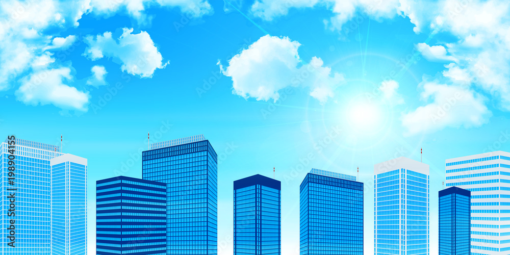 ビル建物風景背景stock Vector Adobe Stock