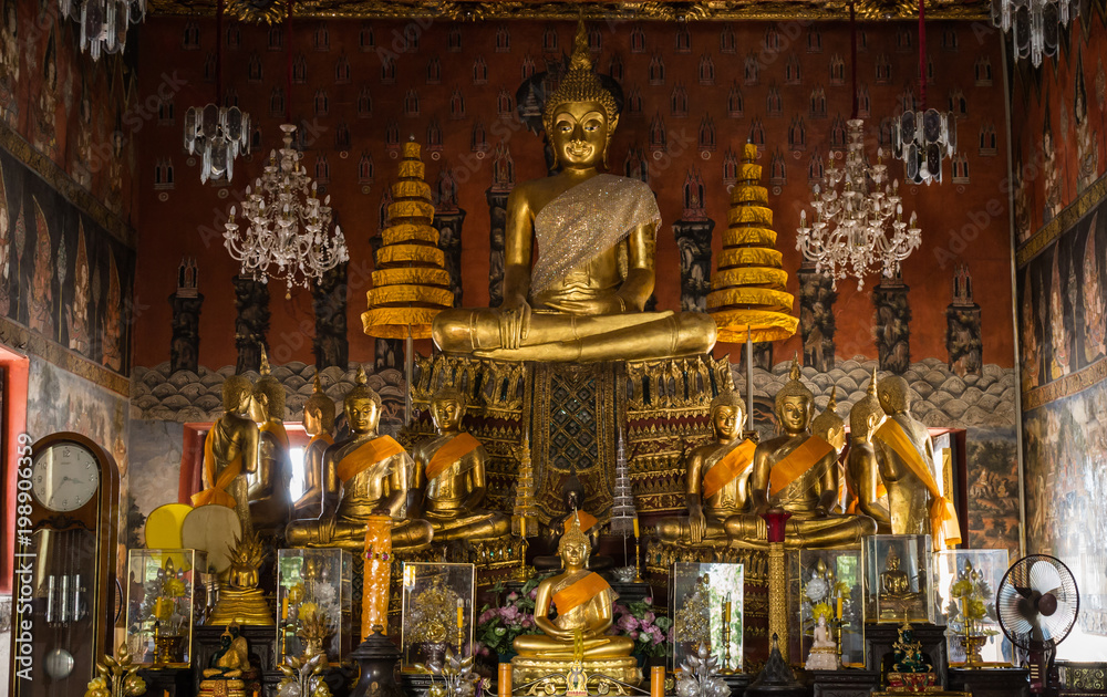 Buddha image wat in thailand