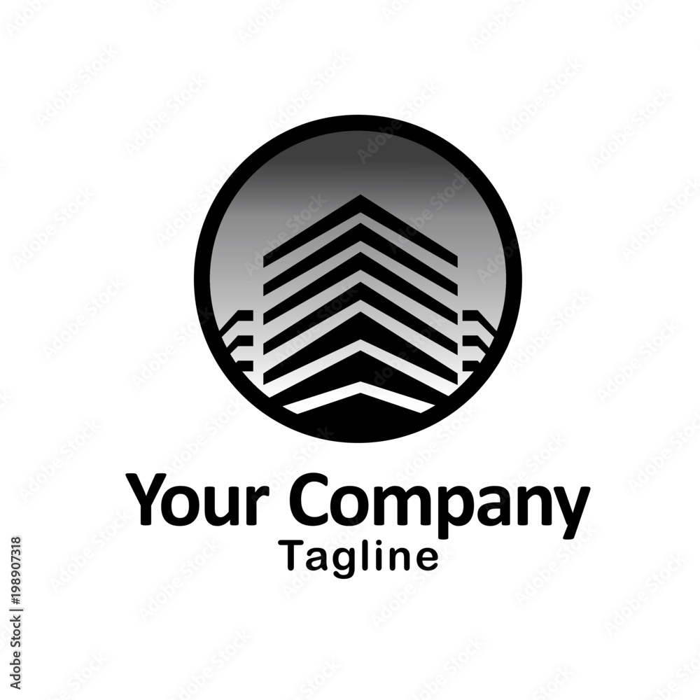 Skyscraper Logo Building Icon