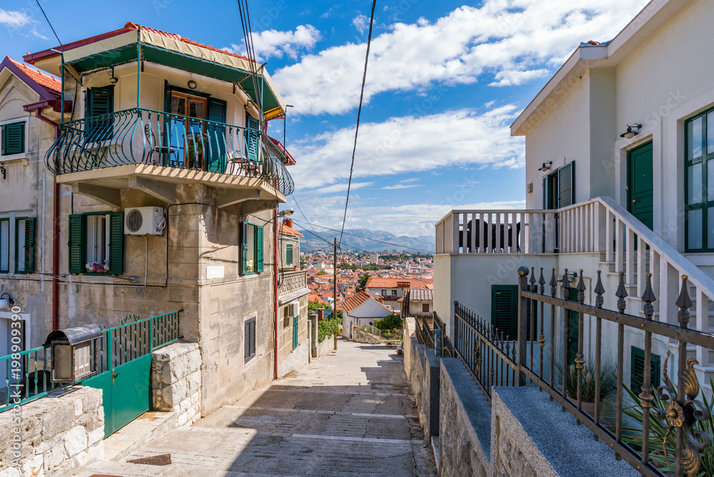 Residential street in Split