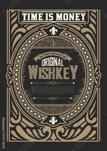 Western card template