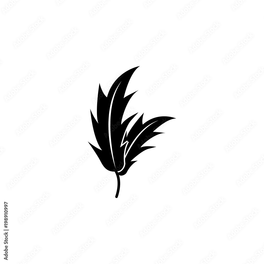 Leaf icon. Simple element illustration. Leaf symbol design template. Can be used for web and mobile Leaf icon. Simple element illustration. Leaf symbol design template. Can be used for web and mobile