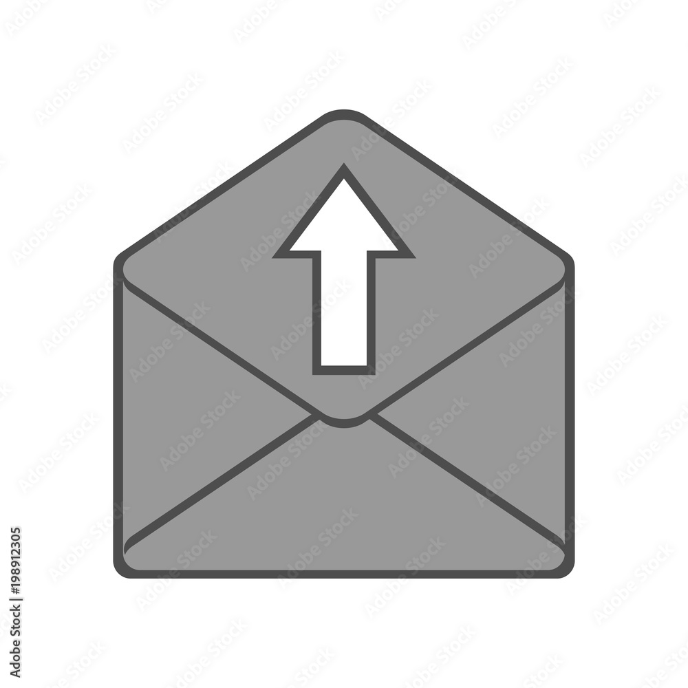 Mail icon. Vector Illustration Mail icon. Vector Illustration