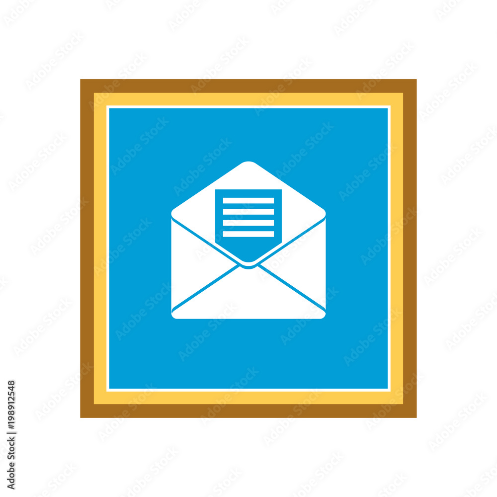 Mail icon. Vector Illustration Mail icon. Vector Illustration