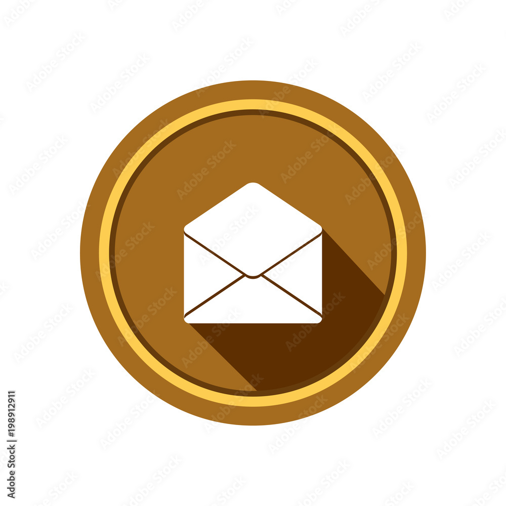 Mail icon. Vector Illustration