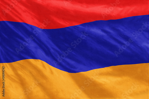 Armenia flag close-up