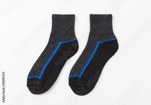 Sock isolated on white background.