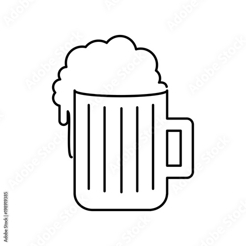 beer drink isolated icon