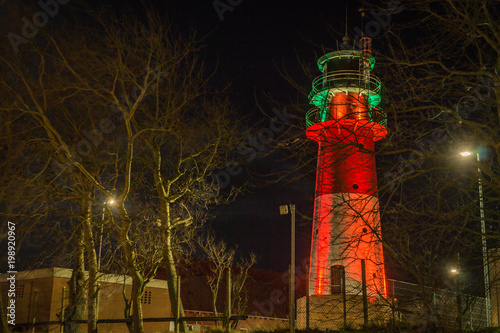 Leuchtturm , Büsumer Lichterwoche 