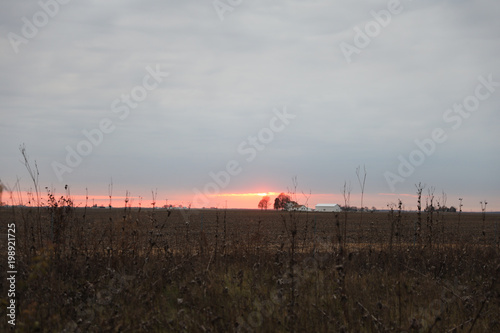Rural Red Dusk