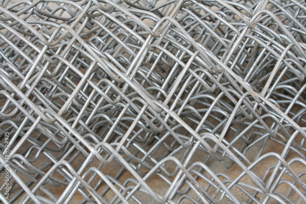Steel mesh for build fence with seamless for gray background Steel mesh for build fence with seamless for gray background