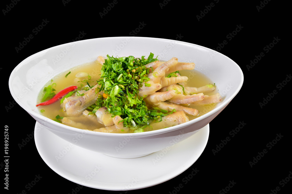 Super chicken legs or Tom Yum chicken leg white sour and spicy sauce Super chicken legs or Tom Yum chicken leg white sour and spicy sauce