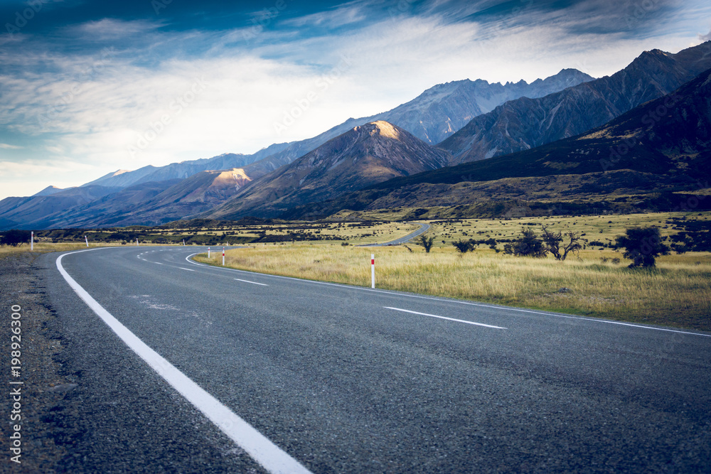 Fototapeta premium Road New Zealand