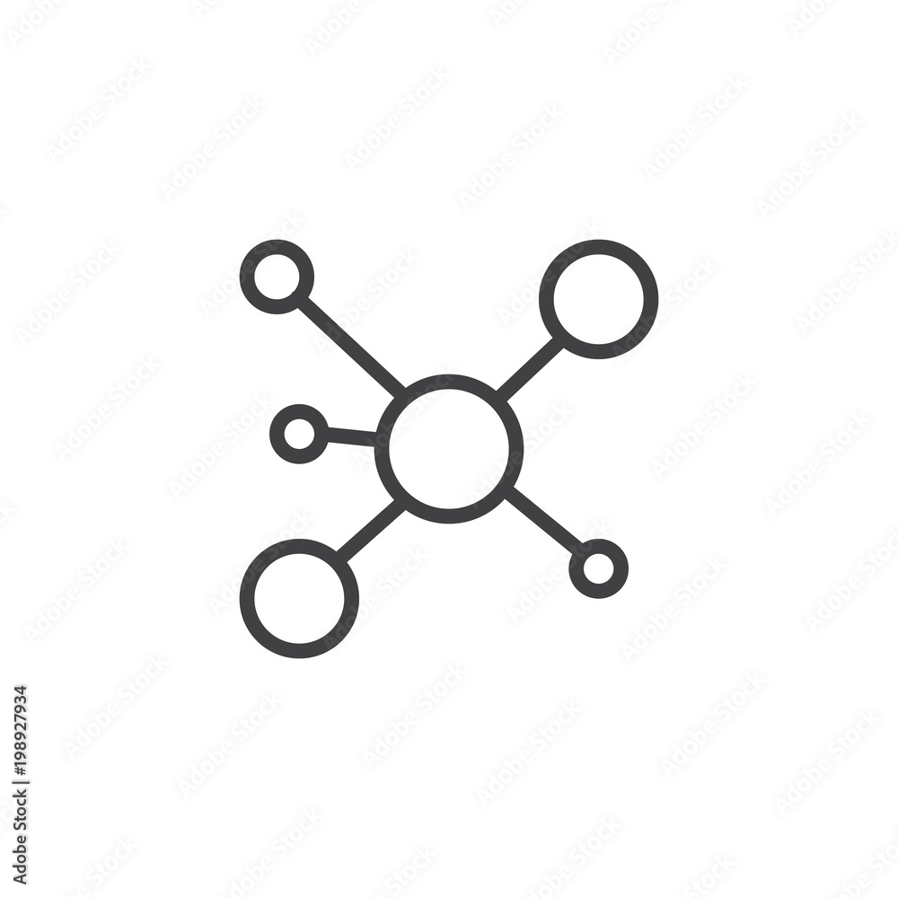 hub and spoke outline icon. linear style sign for mobile concept and web design. Connections simple line vector icon. Symbol, logo illustration. Pixel perfect vector graphics hub and spoke outline icon. linear style sign for mobile concept and web design. Connections simple line vector icon. Symbol, logo illustration. Pixel perfect vector graphics