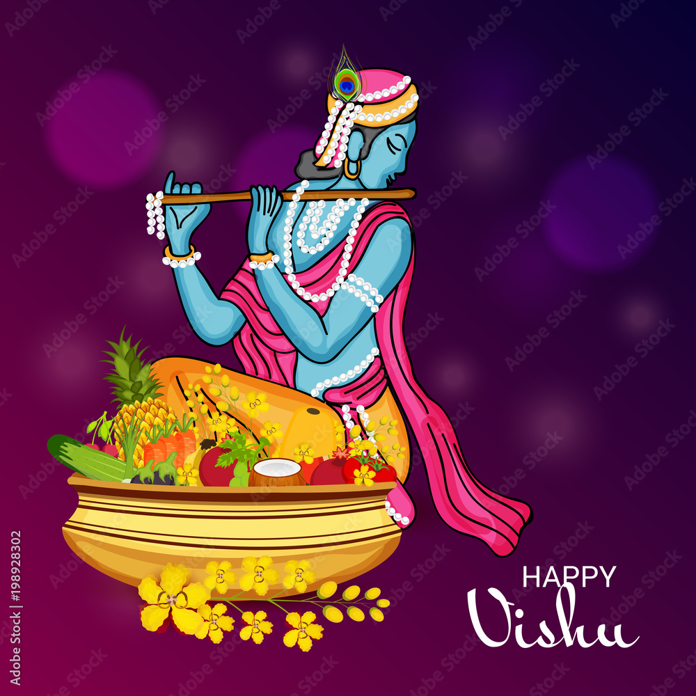 Obraz premium Happy Vishu.