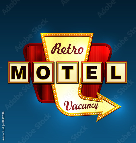 Motel roadsign