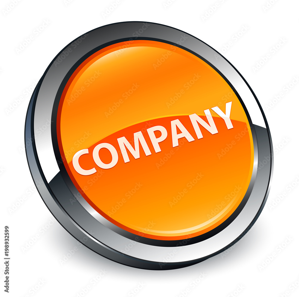 Company 3d orange round button Company 3d orange round button