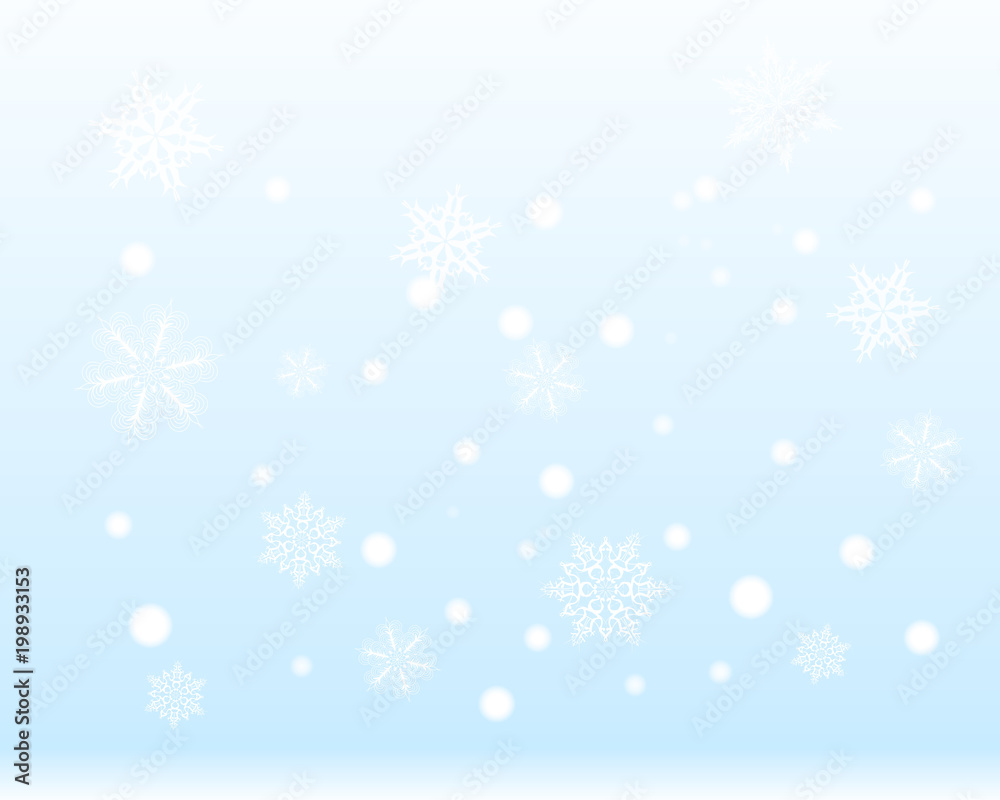 Snow And Winter Background 
