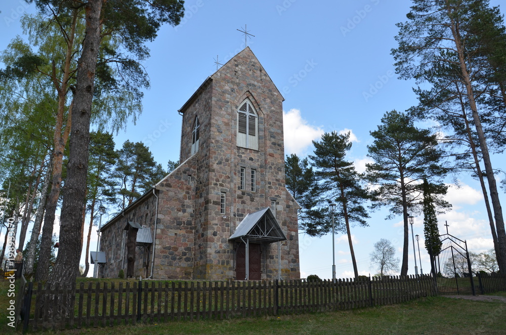 St. John the Baptist's Church in Stirniai in Lithuania