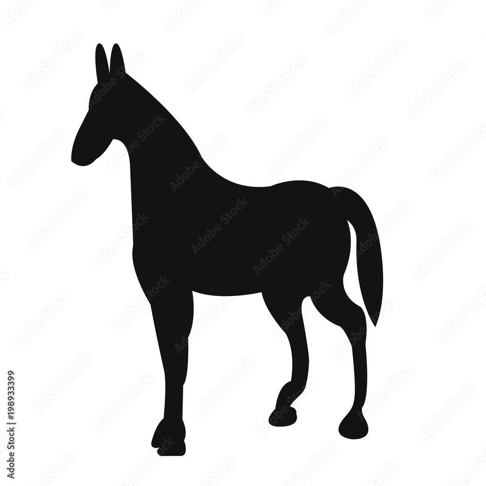 Horse silhouette