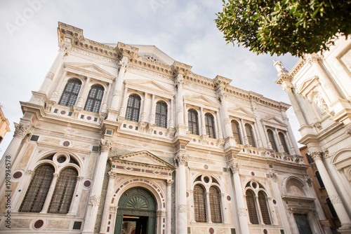 Scuola Grande di San Rocco in Venice. Italy.