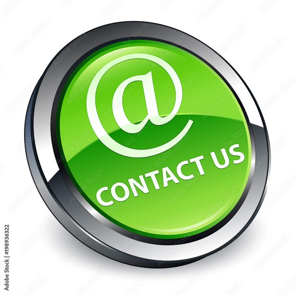 Contact us (email address icon) 3d green round button Contact us (email address icon) 3d green round button