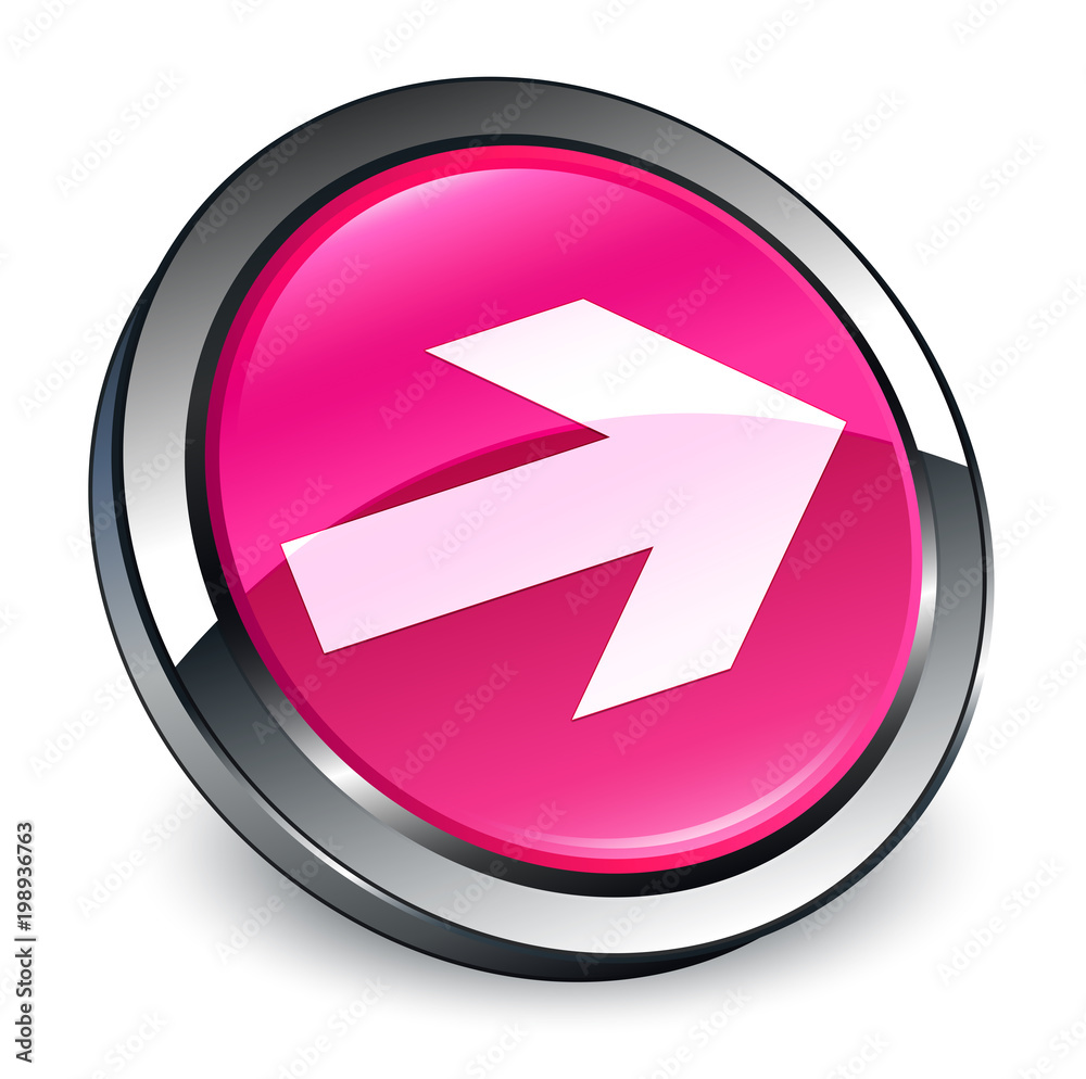 Next arrow icon 3d pink round button Next arrow icon 3d pink round button