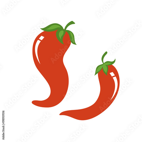 Red pepper cartoon vector illustration