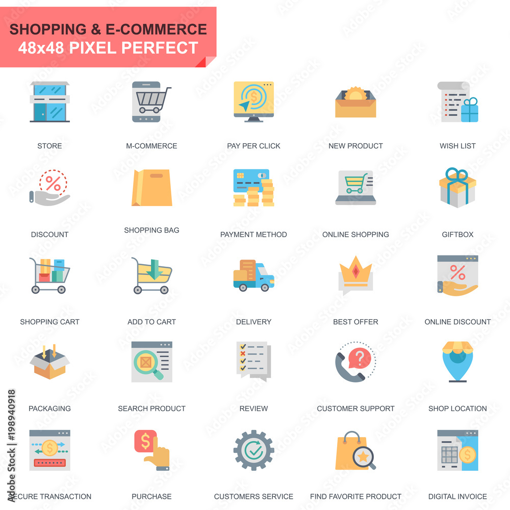 Simple Set Shopping and E-Commerce Flat Icons for Website and Mobile Apps. Contains such Icons as Delivery, Payment Method, Store, Commerce. 48x48 Pixel Perfect. Editable Stroke. Vector illustration. Simple Set Shopping and E-Commerce Flat Icons for Website and Mobile Apps. Contains such Icons as Delivery, Payment Method, Store, Commerce. 48x48 Pixel Perfect. Editable Stroke. Vector illustration.
