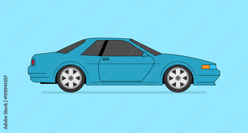 Flat racing car vector. Eps 10 Flat racing car vector. Eps 10