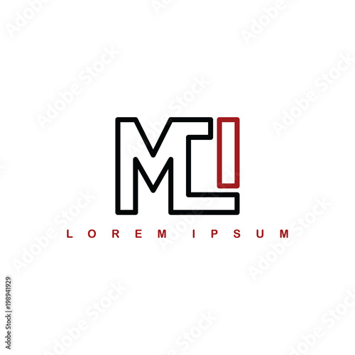 mci alphabet letter art theme logo logotype photo