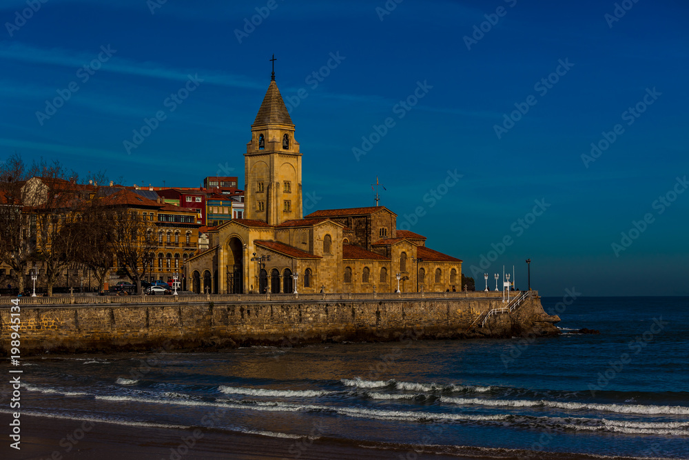 View of Gijon Asturias the Northern Spain View of Gijon Asturias the Northern Spain