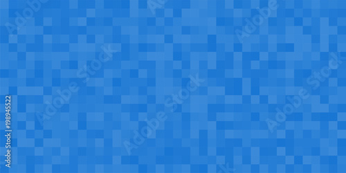 Geometrical rectangular pattern. Blue background of squares. Vector illustration