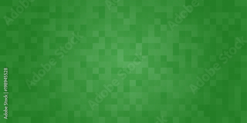 Geometrical rectangular pattern. Green background of squares. Vector illustration