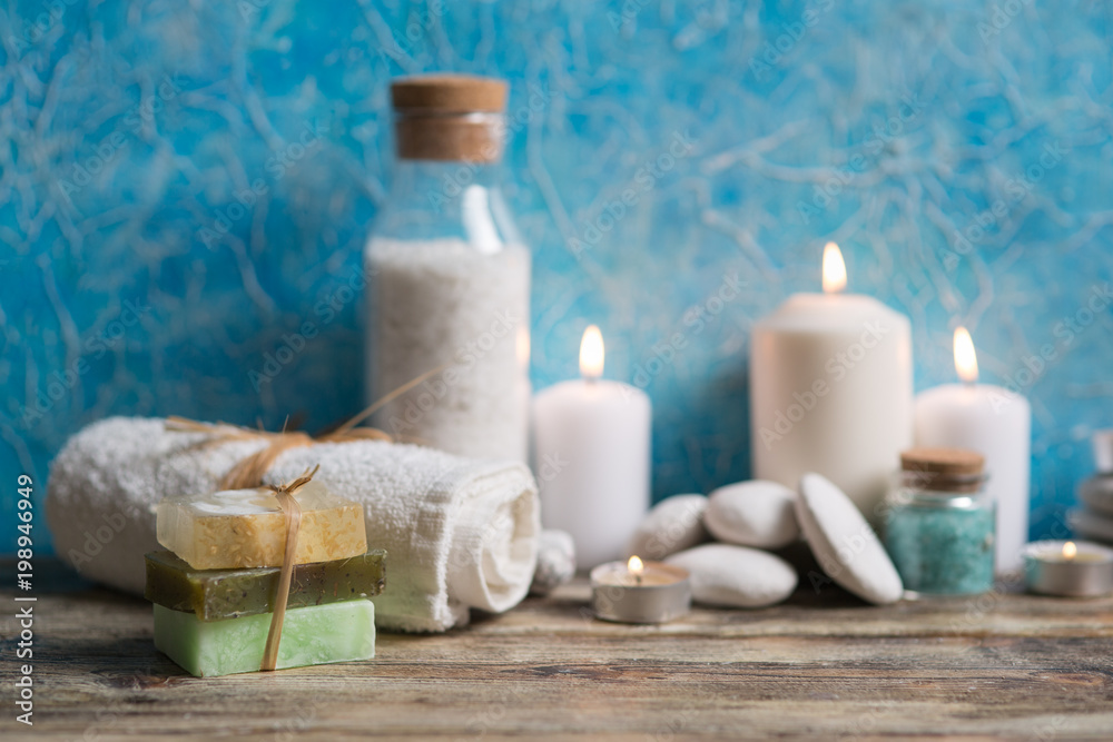 Beautiful composition of spa Beautiful composition of spa