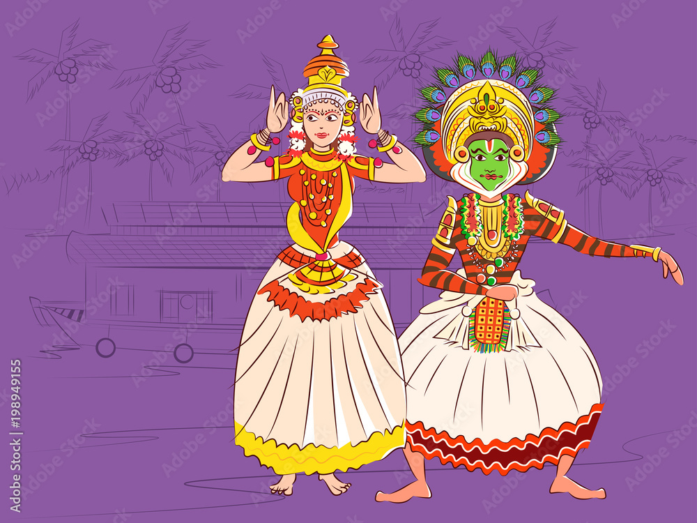 danza folclórica de kerala