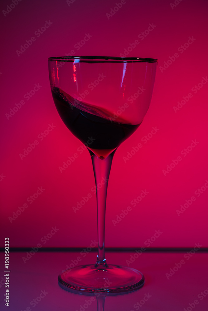 A glass of wine.