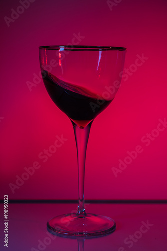 A glass of wine.