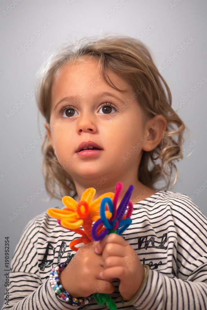 portrait of little girl