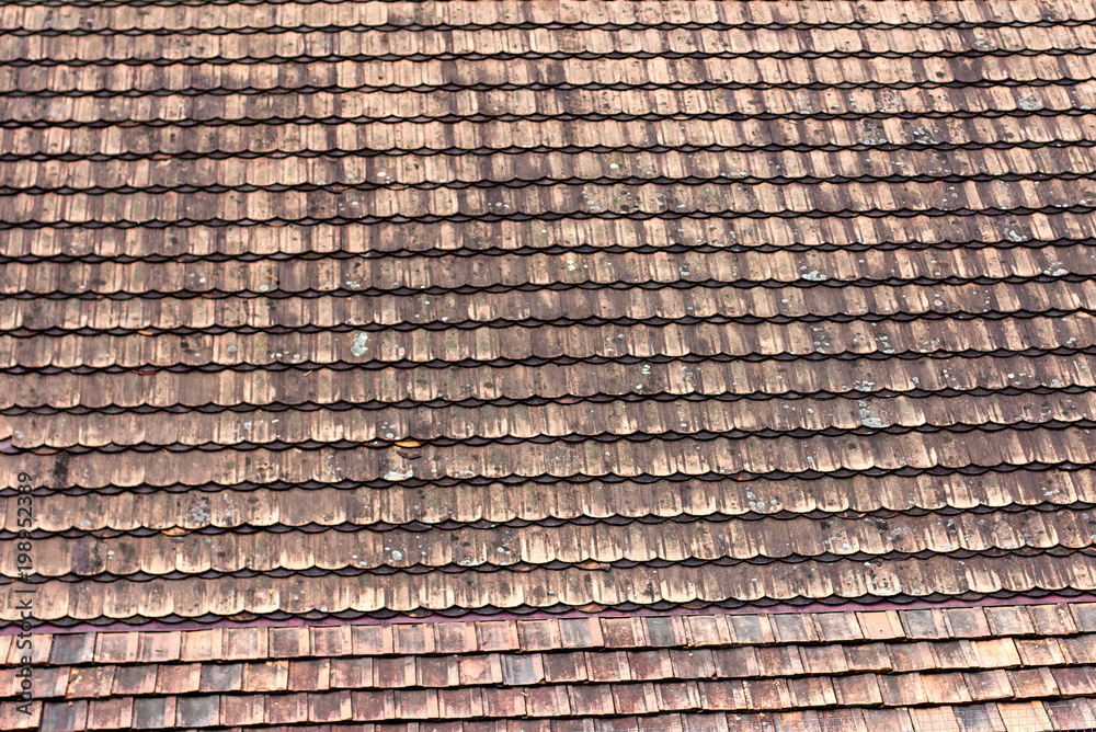tile roof. close up of red roof texture tile roof. close up of red roof texture