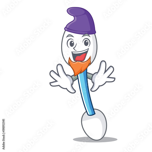 elf cotton swab character cartoon photo